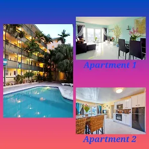 Lovely Apartment Near Beach, Downtown, 24H Security, Pool Nassau